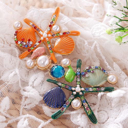 Broche femme en Alliage argent et plaqué or - Ref 1175418