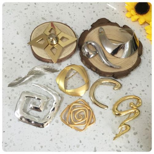 Broche femme M.JENT en Alliage argent et plaqué or - Ref 1175443