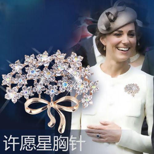 Broche femme en Zircon diamant - Ref 1175447