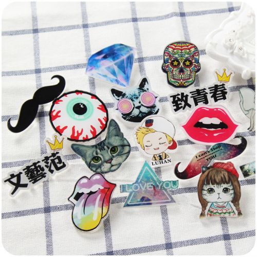 Broche Lovers en cristal artificiel - Ref 1175481