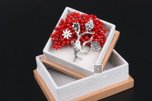 Broche en Alliage argent et plaqué or - Ref 1175531