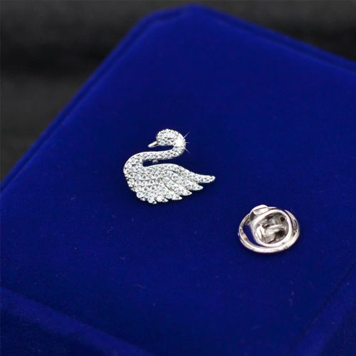 Broche Lovers en Alliage argent et plaqué or - Ref 1175543