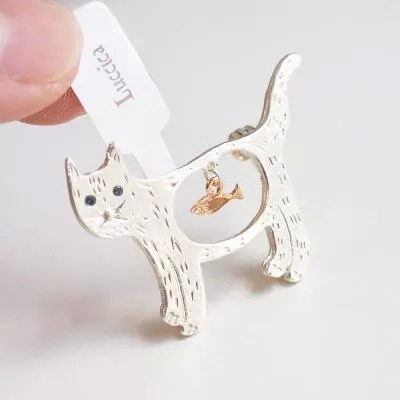 Broche en Alliage argent et plaqué or - Ref 1175628