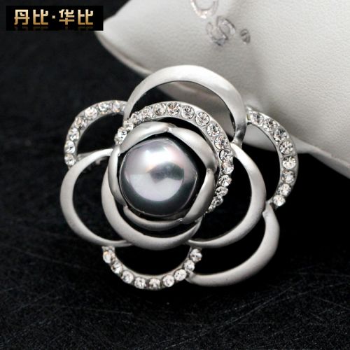 Broche femme en Alliage argent et plaqué or - Ref 1175746