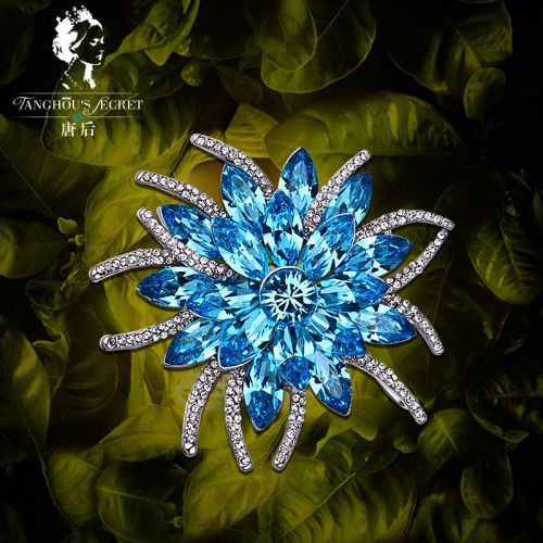 Broche femme en Alliage argent et plaqué or - Ref 1175753