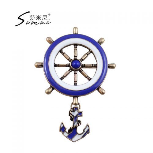 Broche femme SUMNI en Alliage argent et plaqué or - Ref 1175817