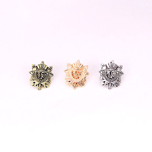 Broche Lovers en Alliage argent et plaqué or - Ref 1175818