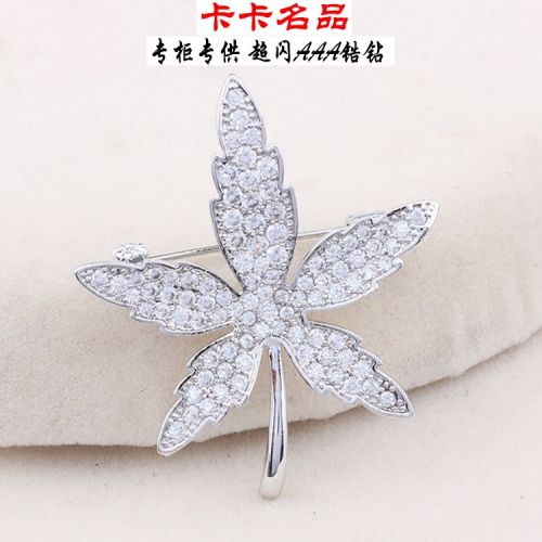 Broche en Zircon diamant - Ref 1175834