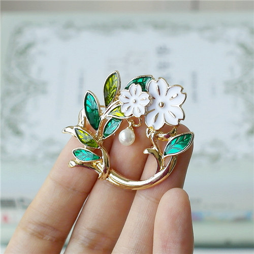 Broche en Alliage argent et plaqué or - Ref 1175870