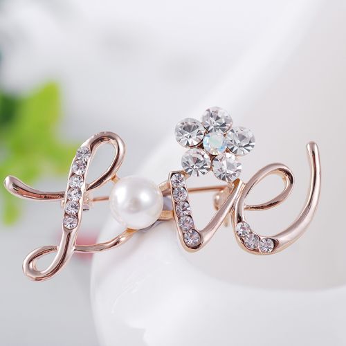 Broche femme en Alliage argent et plaqué or - Ref 1175893