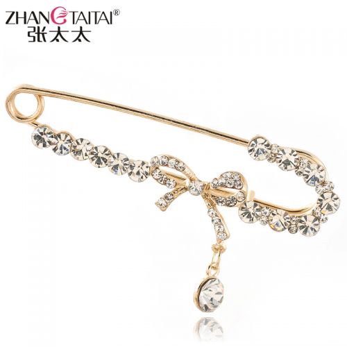 Broche femme en Alliage argent et plaqué or - Ref 1175974
