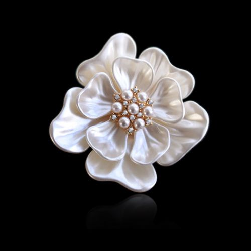 Broche femme en Nacre - Ref 1175981