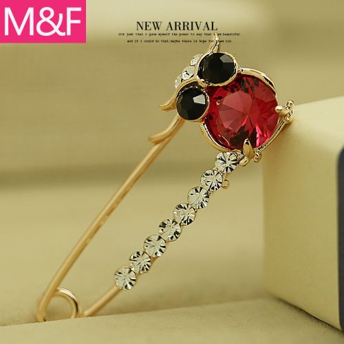 Broche femme en Alliage argent et plaqué or - Ref 1176147