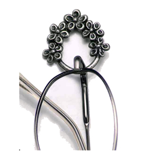 Broche Lovers en Alliage argent et plaqué or - Ref 1176162