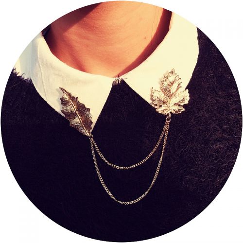 Broche femme en Alliage argent et plaqué or - Ref 1176178