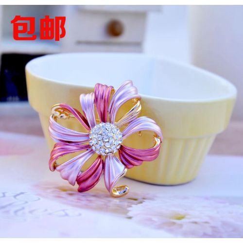 Broche femme en Alliage argent et plaqué or - Ref 1176227