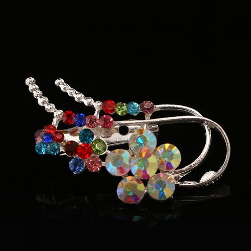 Broche femme en Alliage argent et plaqué or - Ref 1176235
