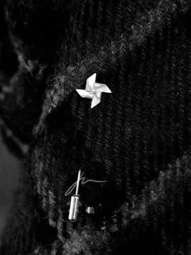 Broche femme en Alliage argent et plaqué or - Ref 1176266