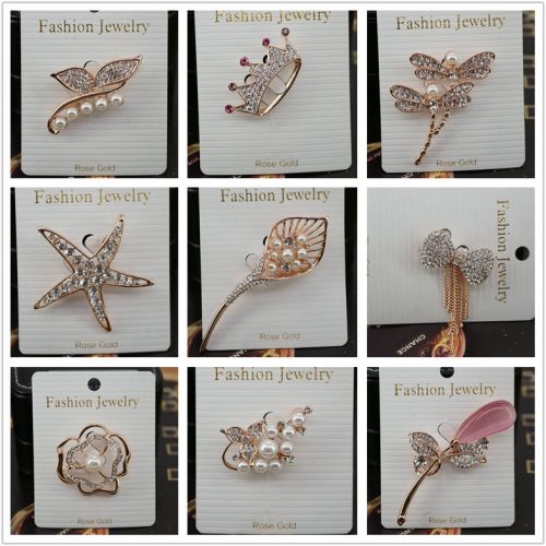 Broche femme en Alliage argent et plaqué or - Ref 1176287