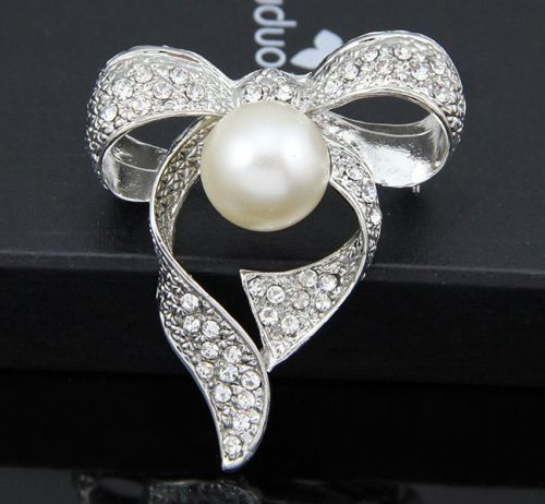 Broche femme YABEI en Alliage argent et plaqué or - Ref 1176345
