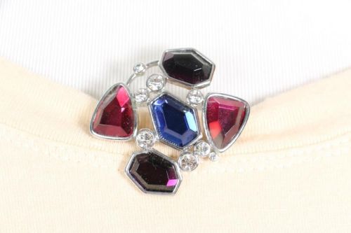 Broche en Alliage argent et plaqué or - Ref 1176355