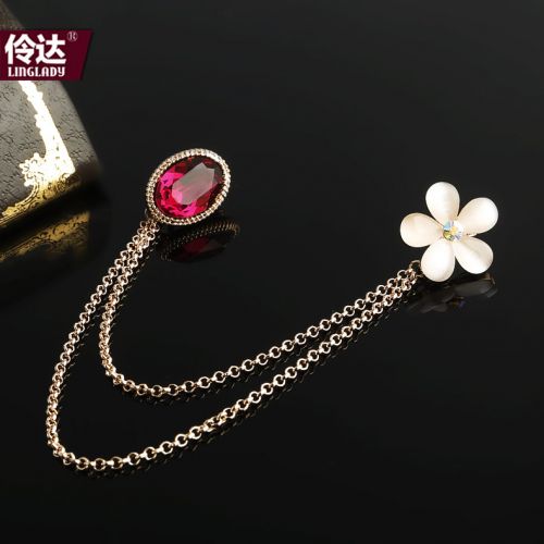 Broche femme LINGLADY en Zircon diamant - Ref 1176358