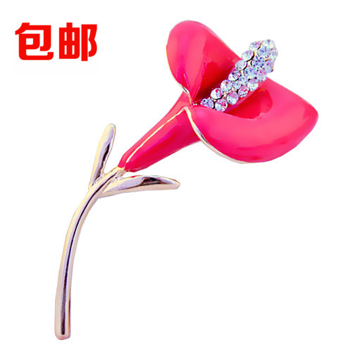 Broche femme YABEI en Alliage argent et plaqué or - Ref 1176374