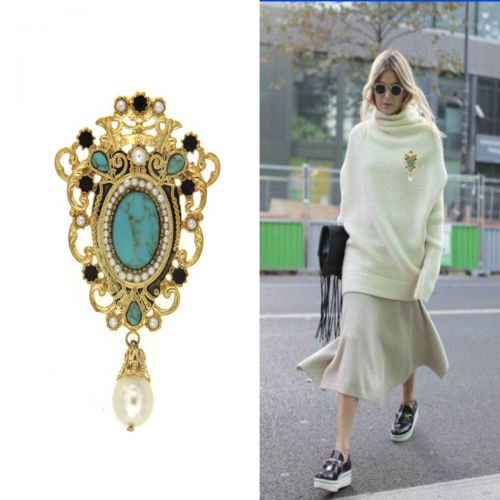 Broche femme en Matériau mixte - Ref 1176407
