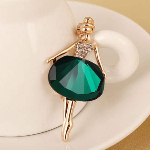 Broche femme en Zircon diamant - Ref 1176430