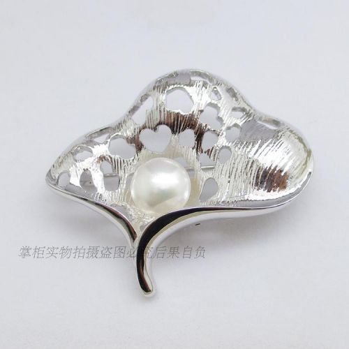 Broche en Alliage argent et plaqué or - Ref 1176522