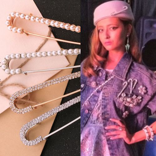 Broche femme en Alliage argent et plaqué or - Ref 1176537