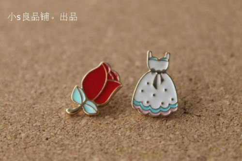 Broche femme en Alliage argent et plaqué or - Ref 1176609