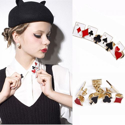 Broche Lovers en Alliage argent et plaqué or - Ref 1176615