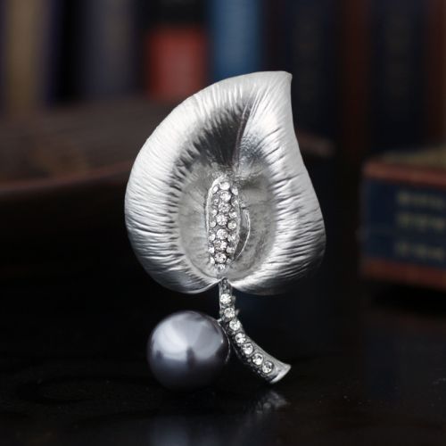 Broche femme en Alliage argent et plaqué or - Ref 1176651