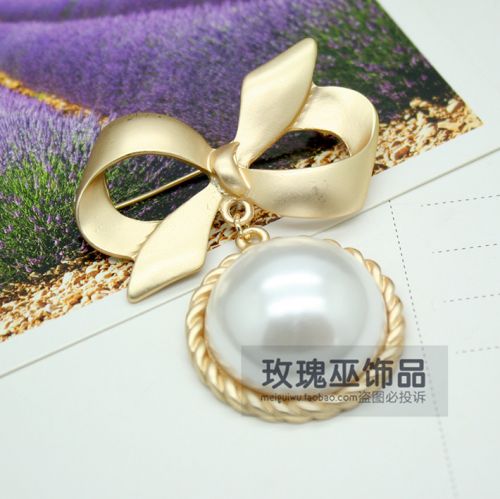 Broche femme en Alliage argent et plaqué or - Ref 1176655