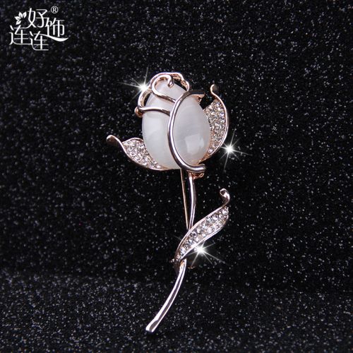 Broche femme en Alliage argent et plaqué or - Ref 1176661