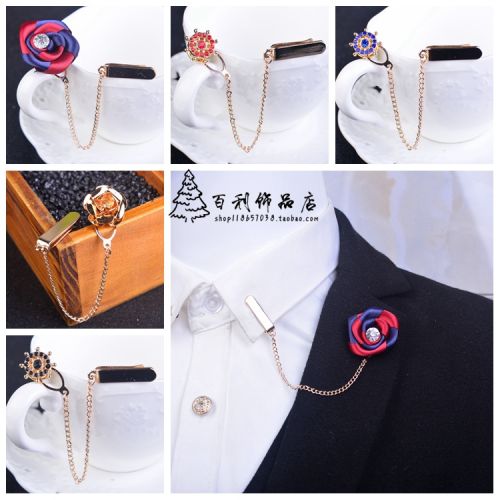Broche Lovers en Alliage argent et plaqué or - Ref 1176722