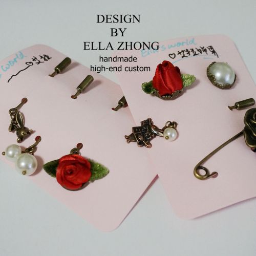 Broche femme ELLA ZHONG en Matériau mixte - Ref 1176730