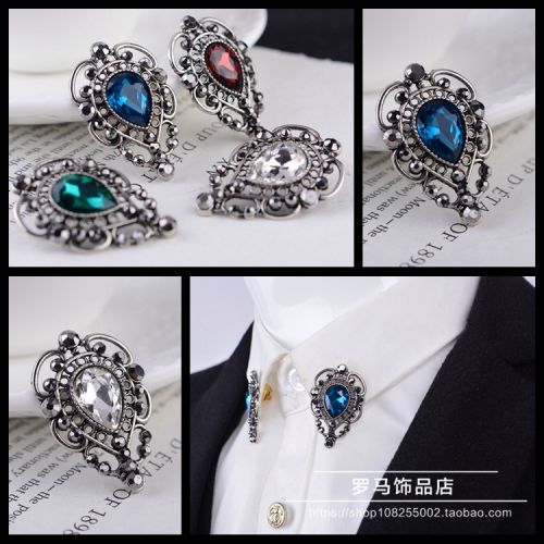 Broche homme en Zircon diamant - Ref 1176755
