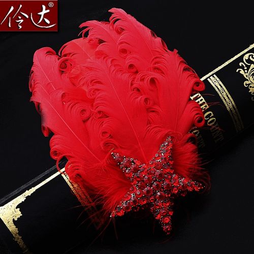 Broche Lovers LINGLADY en plume - Ref 1176803