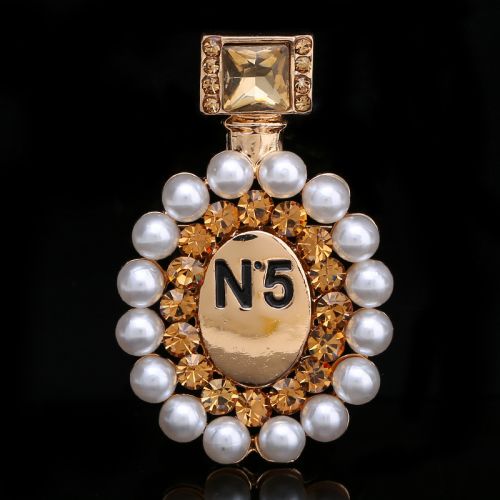 Broche femme en Alliage argent et plaqué or - Ref 1176810