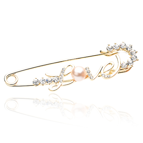 Broche femme en Zircon diamant - Ref 1176822