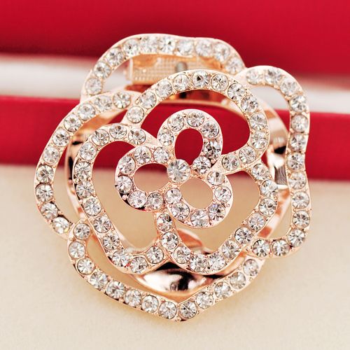 Broche femme en Alliage argent et plaqué or - Ref 1176935