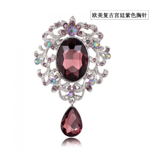 Broche Lovers en Zircon diamant - Ref 1176977