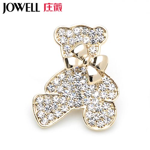 Broche femme en Alliage argent et plaqué or - Ref 1177052