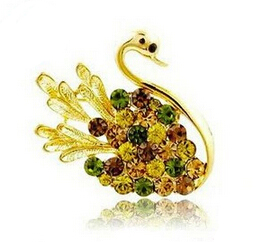 Broche femme en Alliage argent et plaqué or - Ref 1177101