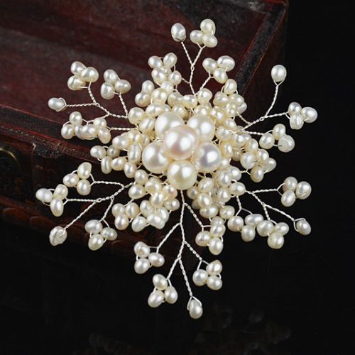 Broche femme en Nacre - Ref 1177119