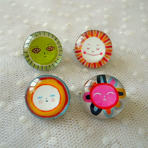 Broche en cristal artificiel - Ref 1177153