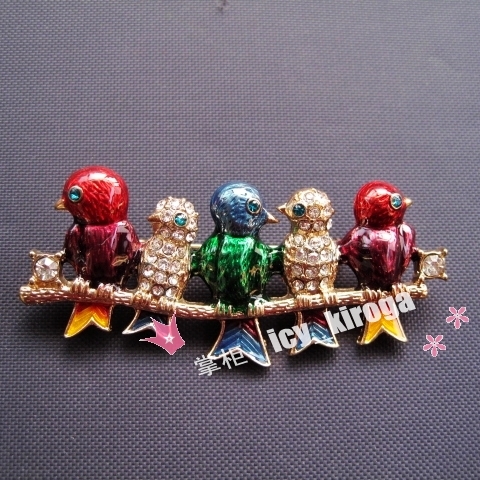 Broche en Alliage argent et plaqué or - Ref 1177167