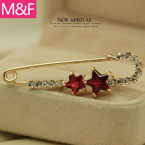 Broche femme en Alliage argent et plaqué or - Ref 1177232